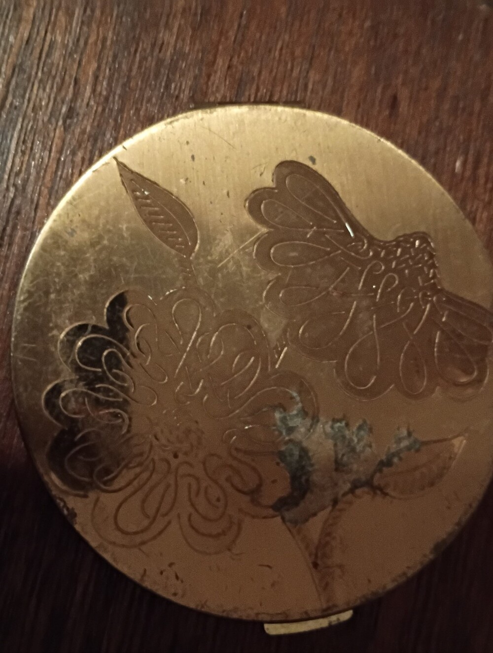 Vintage Powder Compact Empty With Great Design